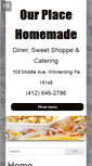Mobile Screenshot of ourplacehomemade.comcastbiz.net