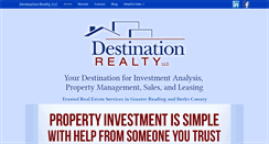 Desktop Screenshot of destinationrealtypa.comcastbiz.net