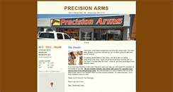 Desktop Screenshot of precisionarms.comcastbiz.net