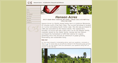 Desktop Screenshot of hansonacres.comcastbiz.net