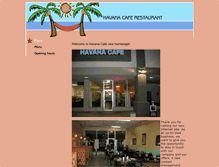 Tablet Screenshot of havanacafe.comcastbiz.net
