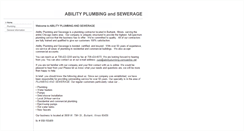 Desktop Screenshot of abilityplumbing.comcastbiz.net