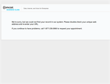 Tablet Screenshot of comcastbiz.com