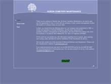Tablet Screenshot of huroncemetery.comcastbiz.net