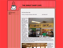 Tablet Screenshot of donutshopcafe.comcastbiz.net