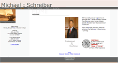 Desktop Screenshot of michaelschreiberlaw.comcastbiz.net