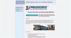 Desktop Screenshot of maldeneyecare.comcastbiz.net