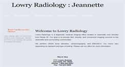 Desktop Screenshot of lowryradiology.comcastbiz.net