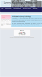 Mobile Screenshot of lowryradiology.comcastbiz.net
